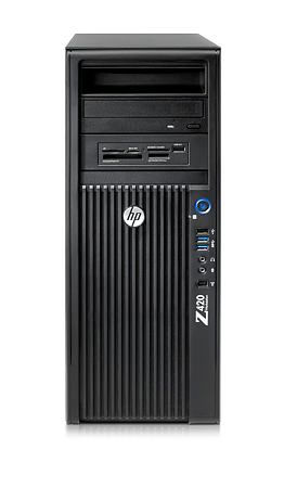 HP 420 Intel® Xeon® E5 Family E5-1607 8 GB DDR3-SDRAM 500 GB HDD AMD FirePro V3900 Windows 7 Professional Mini Tower Workstation Black