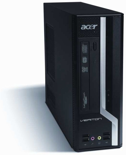 Acer Veriton X VX2611G Intel® Core™ i5 i5-3330 4 GB DDR3-SDRAM 500 GB HDD Windows 7 Professional SFF PC Black