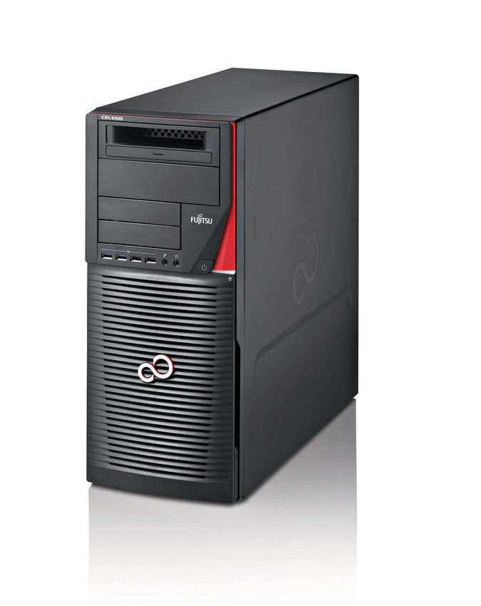 Fujitsu CELSIUS M740 Intel Xeon E5 v3 E5-1620V3 16 GB DDR4-SDRAM 2 TB HDD NVIDIA® NVS™ 315 Windows 7 Professional Desktop Workstation Black