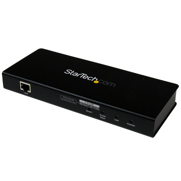 StarTech.com 1 Port USB PS/2 Server Remote Control IP KVM Switch with Virtual Media