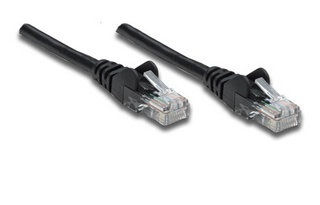 Intellinet 347440-10P networking cable Black 0.3 m Cat5e F/UTP (FTP)