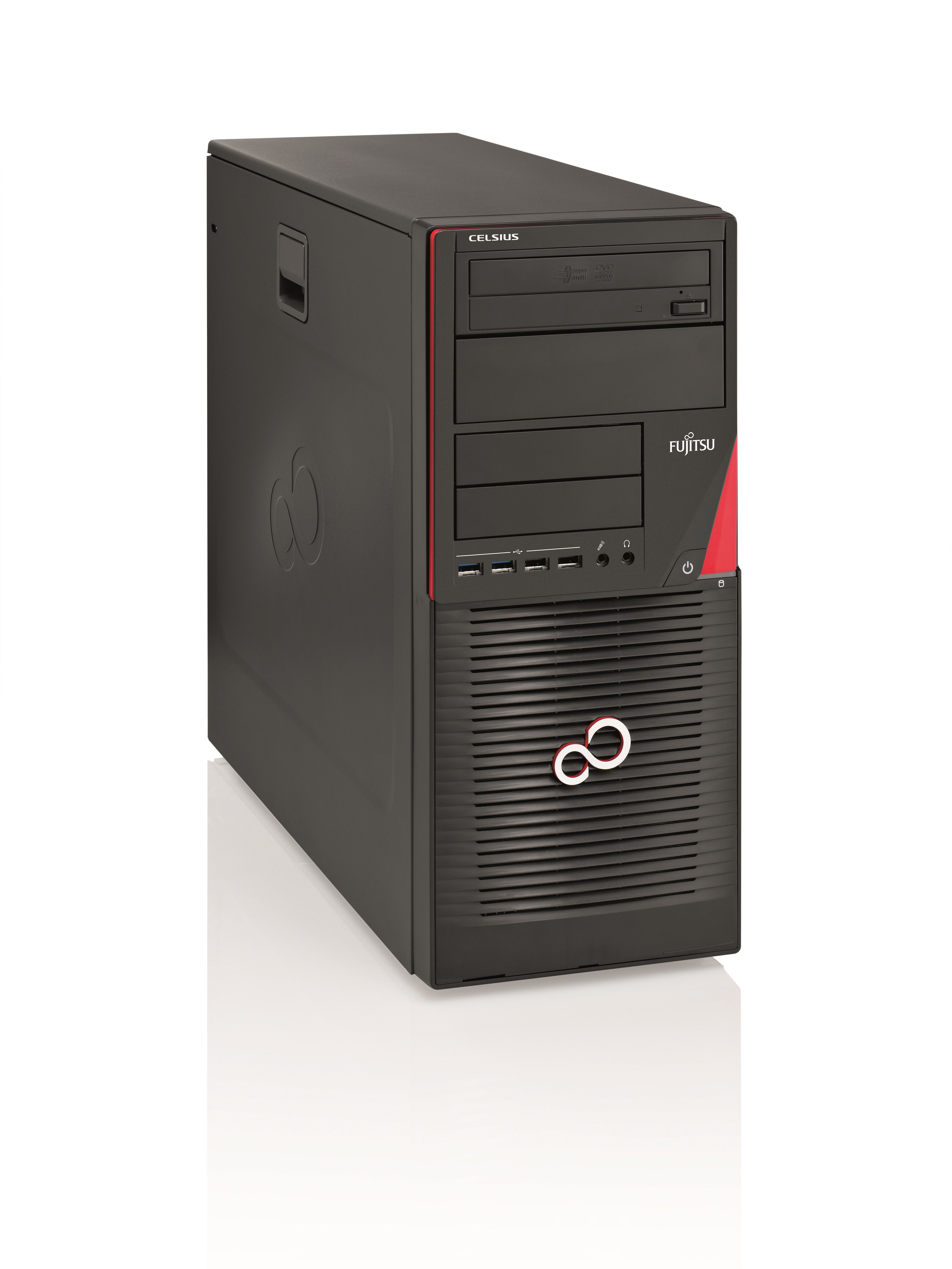 Fujitsu CELSIUS W530 Intel® Core™ i5 i5-4570 8 GB DDR3-SDRAM 1 TB HDD Windows 7 Professional Tower Workstation Black