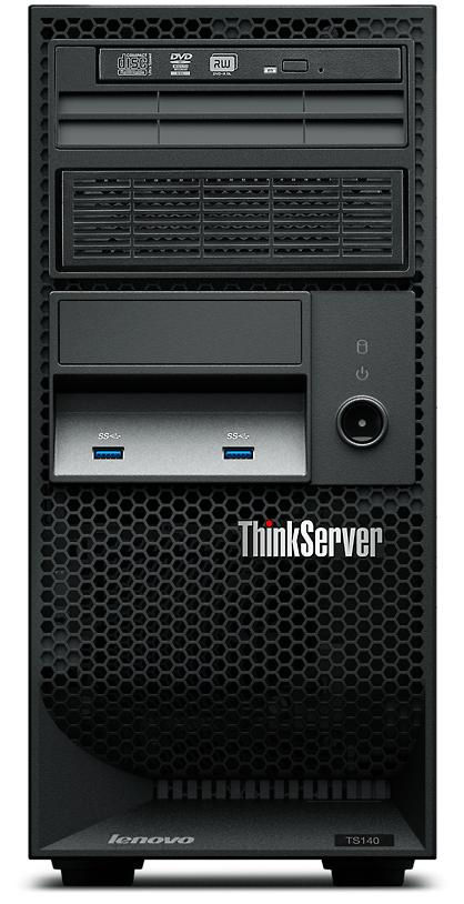 Lenovo ThinkServer TS140 server 1.5 TB Tower (4U) Intel Pentium G G3220 3 GHz 4 GB DDR3-SDRAM 280 W