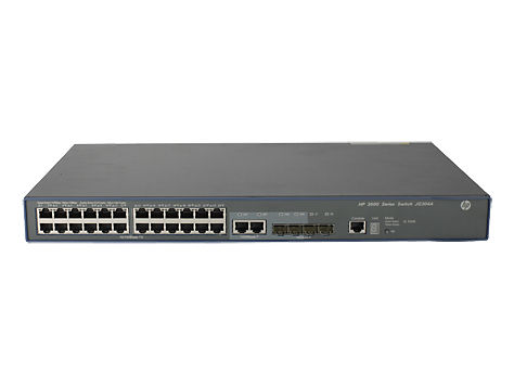 HP 3600-24 v2 SI Managed L3 Fast Ethernet (10/100) 1U Black