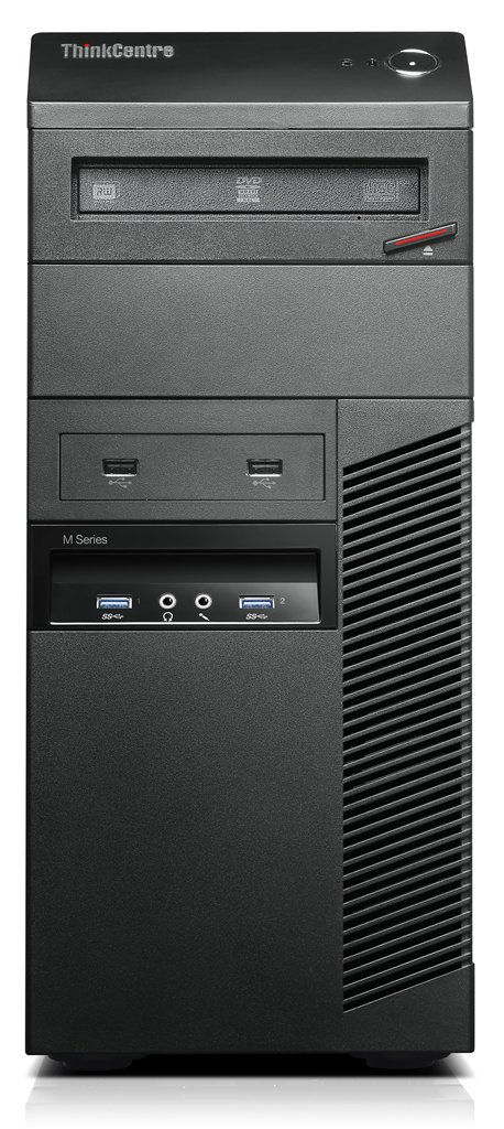Lenovo ThinkCentre M83 Intel® Core™ i5 i5-4570 4 GB DDR3-SDRAM 1 TB HDD AMD Radeon HD 8470 Windows 7 Professional Mini Tower PC Black