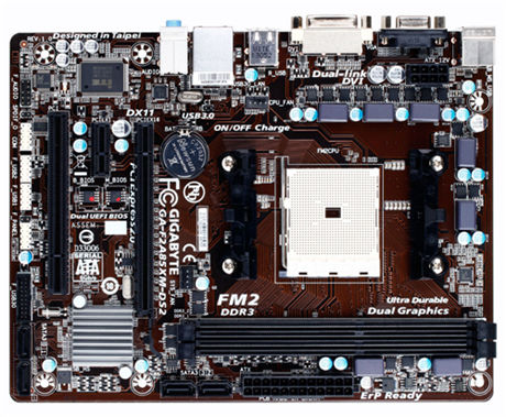 GIGABYTE GA-F2A85XM-DS2 (rev. 1.0) AMD A85X Socket FM2 micro ATX