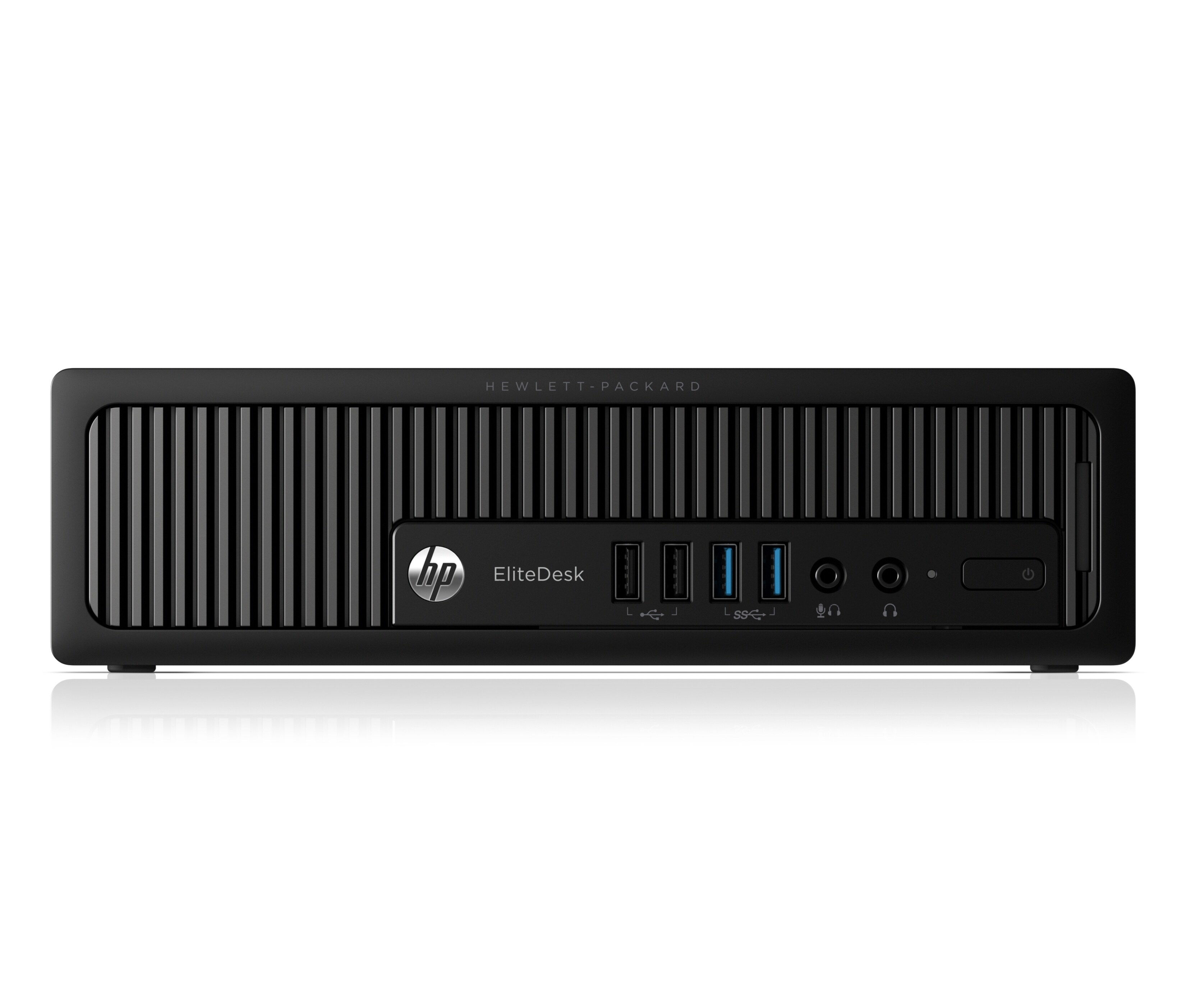 HP EliteDesk 800 G1 ultrakompakt PC (ENERGY STAR) Intel® Core™ i5 i5-4670S 4 GB DDR3-SDRAM 320 GB HDD Windows 7 Professional USFF Black