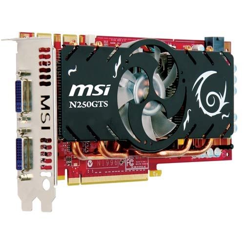 MSI GeForce GTS 250 1 GB GDDR3