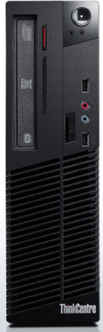 Lenovo ThinkCentre M72e Intel® Core™ i3 i3-3240 4 GB DDR3-SDRAM 500 GB HDD Windows 7 Professional SFF PC Black