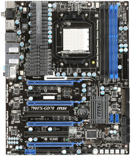 MSI 790FX-GD70 Socket AM3 ATX