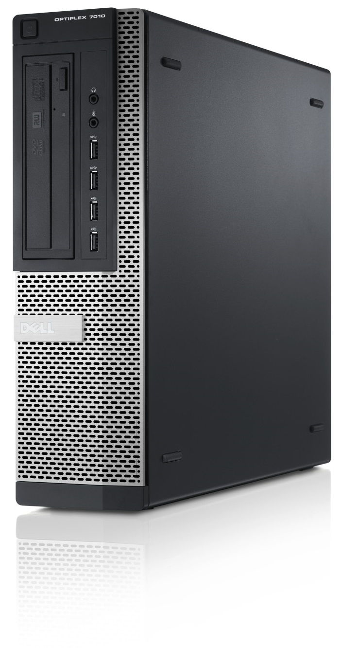 DELL OptiPlex 7010 Intel® Core™ i7 i7-3770 4 GB DDR3-SDRAM 128 GB SSD Windows 7 Professional Desktop PC Black