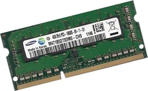 Samsung M471B5273DM0-CH9 memory module 4 GB 1 x 4 GB DDR3 204-pin SO-DIMM