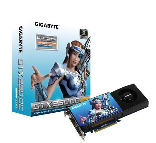 GIGABYTE GV-N26OC-896H graphics card GeForce GTX 260 GDDR3