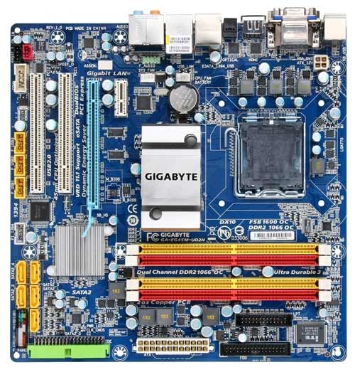 GIGABYTE GA-EG45M-UD2H (rev. 1.0) LGA 775 (Socket T) micro ATX