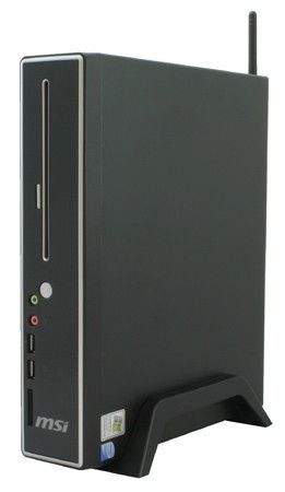 MSI Wind Nettop Intel Atom® 330 2 GB DDR2-SDRAM 500 GB Intel® GMA 950 Windows Vista Home Premium PC Black, Grey