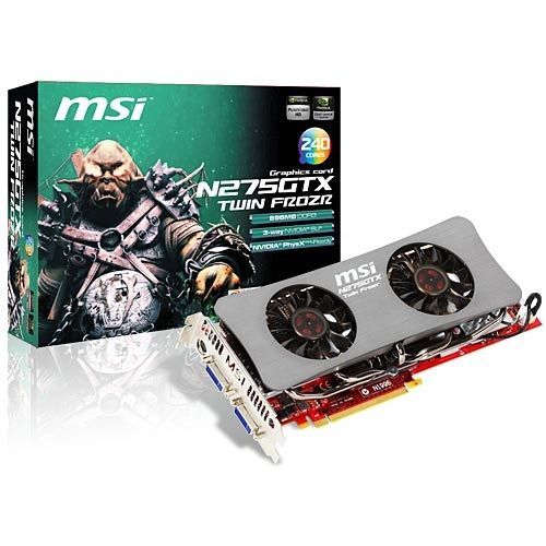 MSI N275GTX Twin Frozr OC GeForce GTX 275 GDDR3