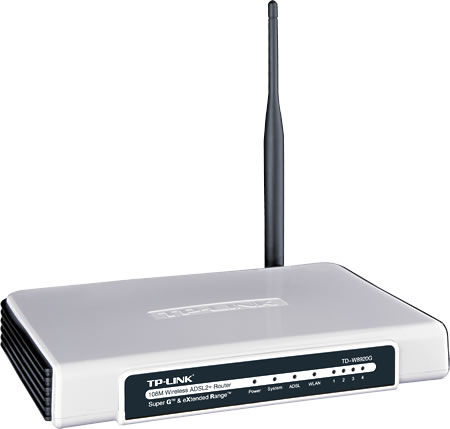 TP-Link TD-W8920G wireless router White