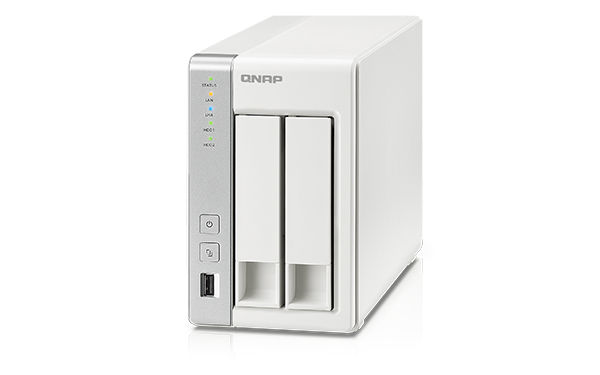 QNAP TS-220 + 2x 3TBWD10EFR NAS Tower Marvell 0.512 GB DDR3 6 TB HDD White