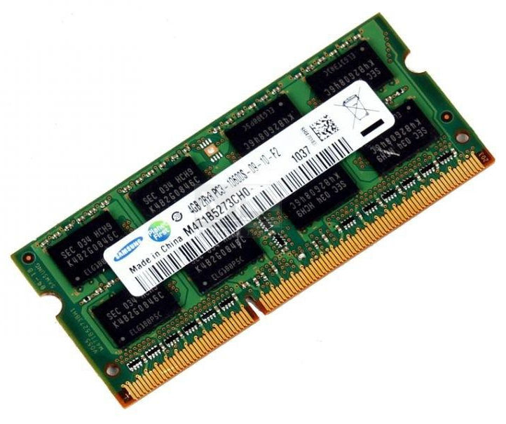Samsung 4GB DDR3 1600MHz memory module 1 x 4 GB 204-pin SO-DIMM