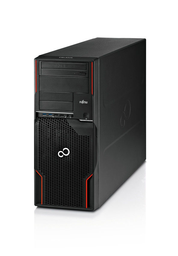 Fujitsu CELSIUS W520 Intel® Core™ i7 i7-3770 8 GB DDR3-SDRAM 1 TB HDD NVIDIA® Quadro® 600 Windows 7 Professional Desktop Workstation Black