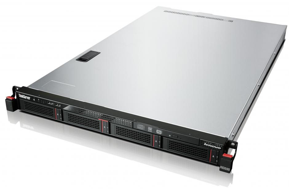 Lenovo ThinkServer RD540 server 0 GB Rack (1U) Intel® Xeon® E5 V2 Family E5-2620V2 2.1 GHz 4 GB DDR3-SDRAM 800 W
