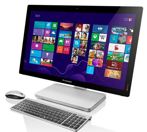 Lenovo IdeaCentre A730 Intel® Core™ i7 i7-4700MQ 68.6 cm (27") 1920 x 1080 pixels Touchscreen All-in-One PC 8 GB DDR3-SDRAM 1 TB HDD NVIDIA® GeForce® GT 740A Windows 8.1 Grey