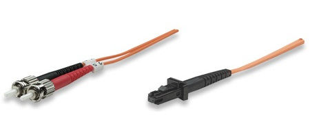 Intellinet MT-RJ/2xST 5m InfiniBand/fibre optic cable Black, Orange, Red
