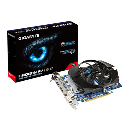GIGABYTE GVR726XO2D-00-G graphics card AMD Radeon R7 260X 2 GB GDDR5