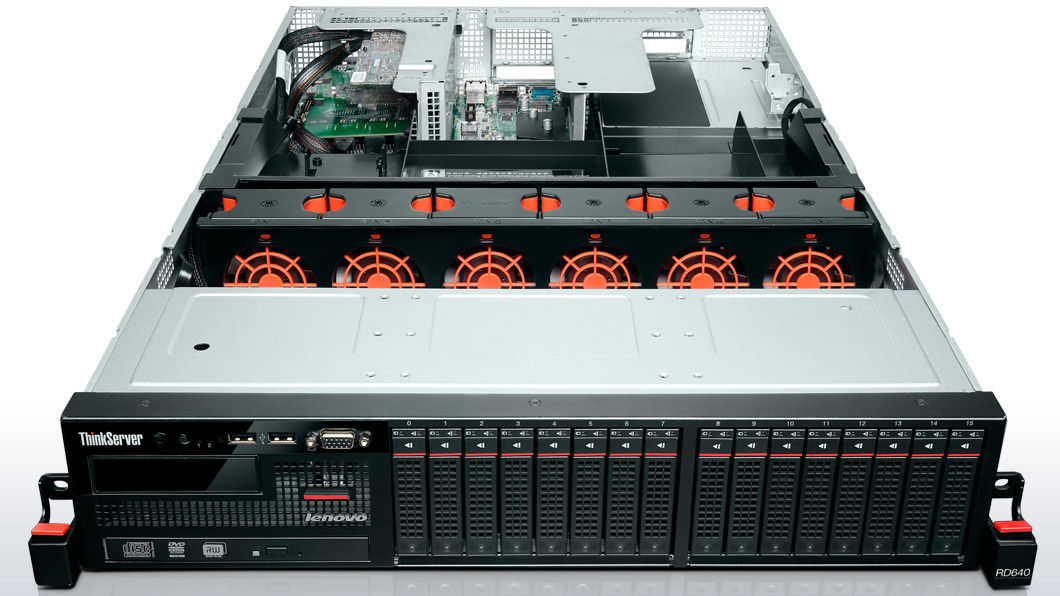 Lenovo ThinkServer RD640 server 0 GB Rack (2U) Intel® Xeon® E5 V2 Family E5-2620V2 2.1 GHz 8 GB DDR3-SDRAM 800 W
