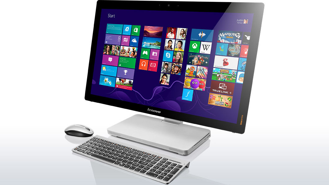 Lenovo IdeaCentre A730 Intel® Core™ i7 i7-4700MQ 68.6 cm (27") 1920 x 1080 pixels Touchscreen All-in-One PC 8 GB DDR3-SDRAM 1 TB Hybrid-HDD NVIDIA® GeForce® GT 745M Windows 8 Black, White