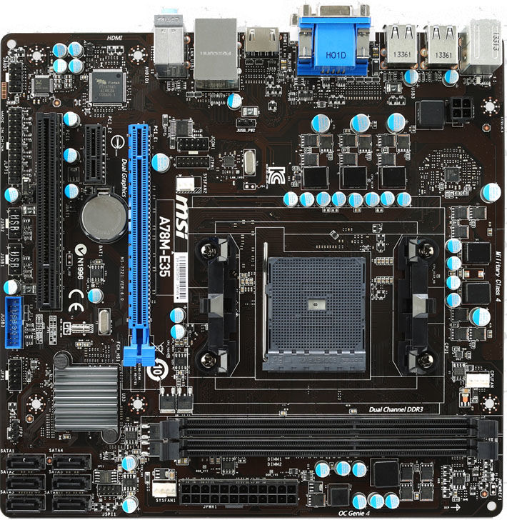 MSI A78M-E35 motherboard AMD A78 Socket FM2+ micro ATX