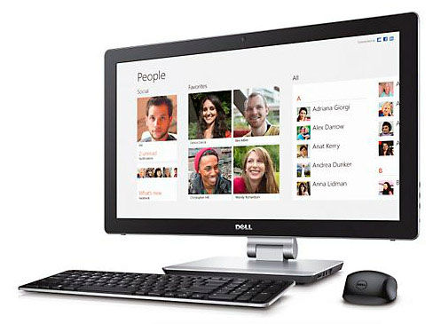 DELL Inspiron 2350 Intel® Core™ i5 i5-4200M 58.4 cm (23") 1920 x 1080 pixels Touchscreen All-in-One PC 8 GB DDR3-SDRAM 1 TB HDD Windows 8 Black, Silver