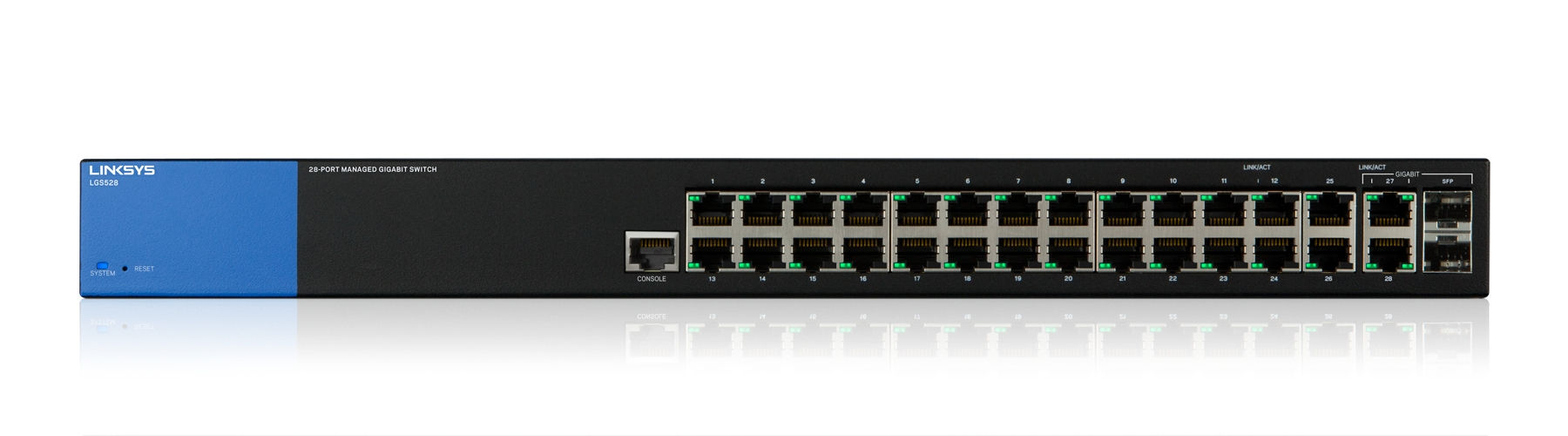 Linksys 28-Port Managed Gigabit Switch (LGS528)
