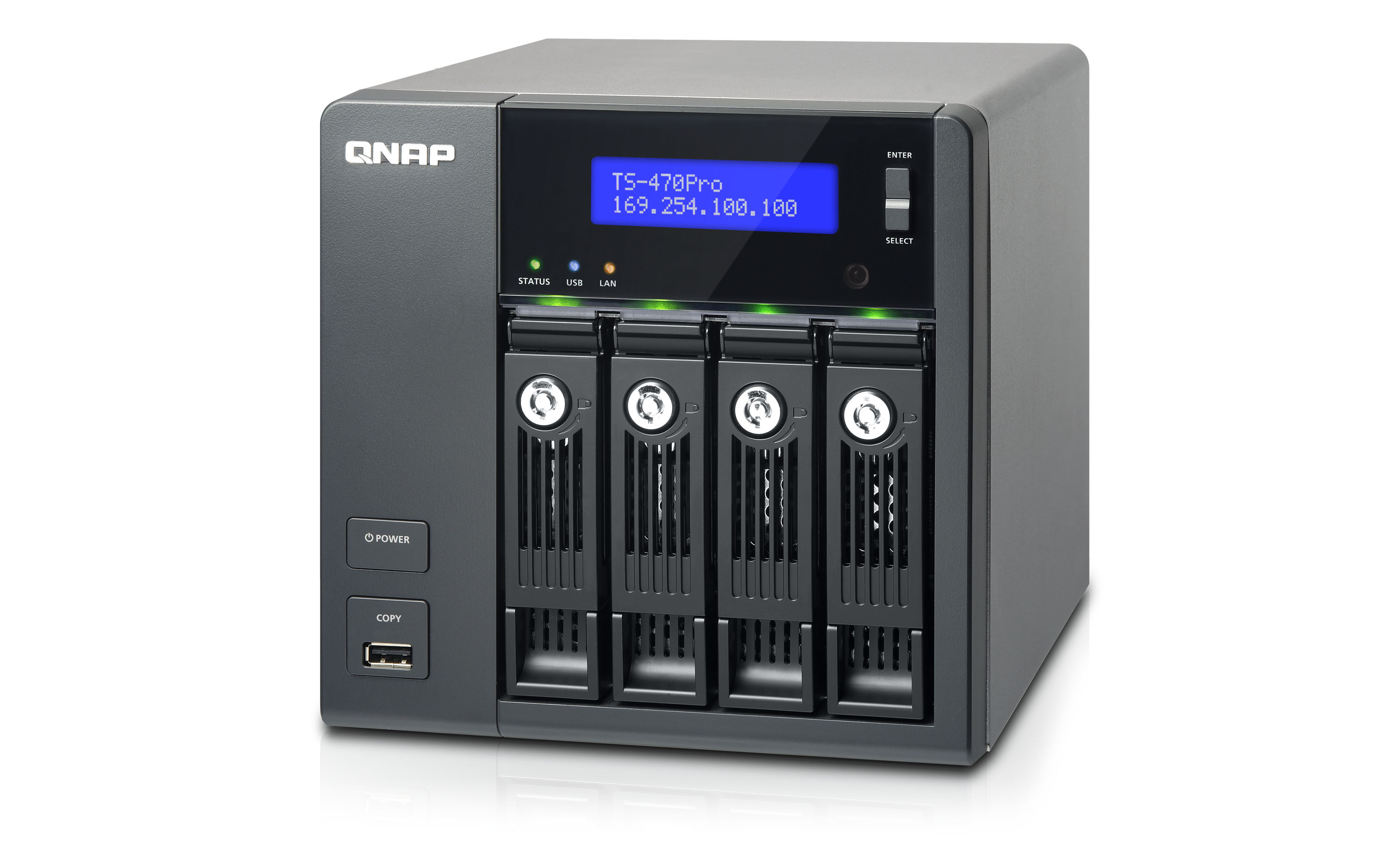 QNAP TS-470Pro Tower NAS Storage Server Intel Core i3-3220 2GB DDR3 TS-470Pro