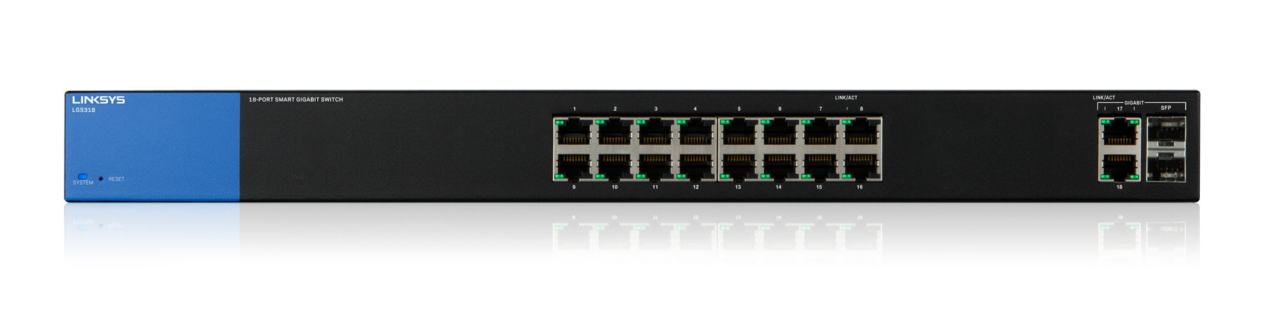Linksys 18-Port Smart Gigabit Switch (LGS318)