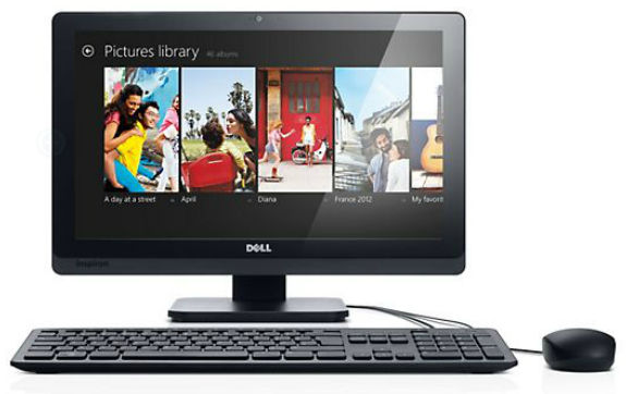 DELL Inspiron One 2020 Intel® Core™ i3 i3-3240 50.8 cm (20") 1600 x 900 pixels Touchscreen All-in-One PC 4 GB DDR3-SDRAM 1 TB HDD Windows 8 Pro Black