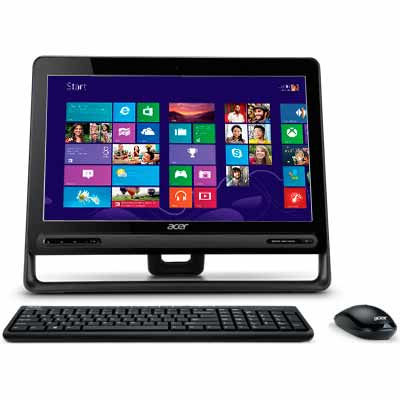 Acer Aspire C-102-MO30 AMD E E1-1500 49.5 cm (19.5") 1600 x 900 pixels All-in-One PC 4 GB DDR3-SDRAM 500 GB HDD Windows 8 Black