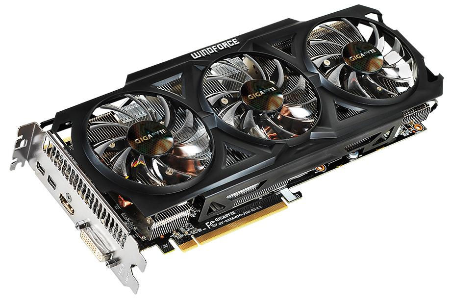 GIGABYTE GV-R928XOC-3GD REV 2.0 graphics card AMD Radeon R9 280X 3 GB GDDR5