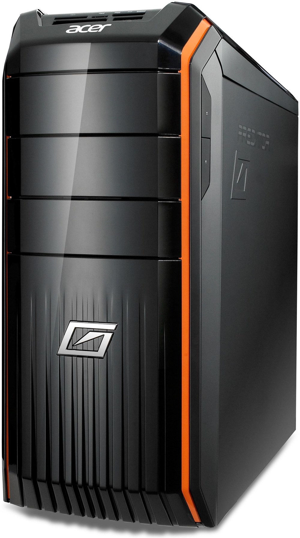 Acer Predator G3620 Intel® Core™ i5 i5-3450 8 GB DDR3-SDRAM 2 TB HDD NVIDIA® GeForce® GT 645 Windows 7 Home Premium Tower PC Black, Orange