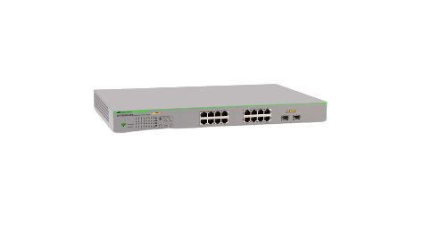 Allied Telesis GS950/16PS Managed Gigabit Ethernet (10/100/1000) Power over Ethernet (PoE) Green, Grey