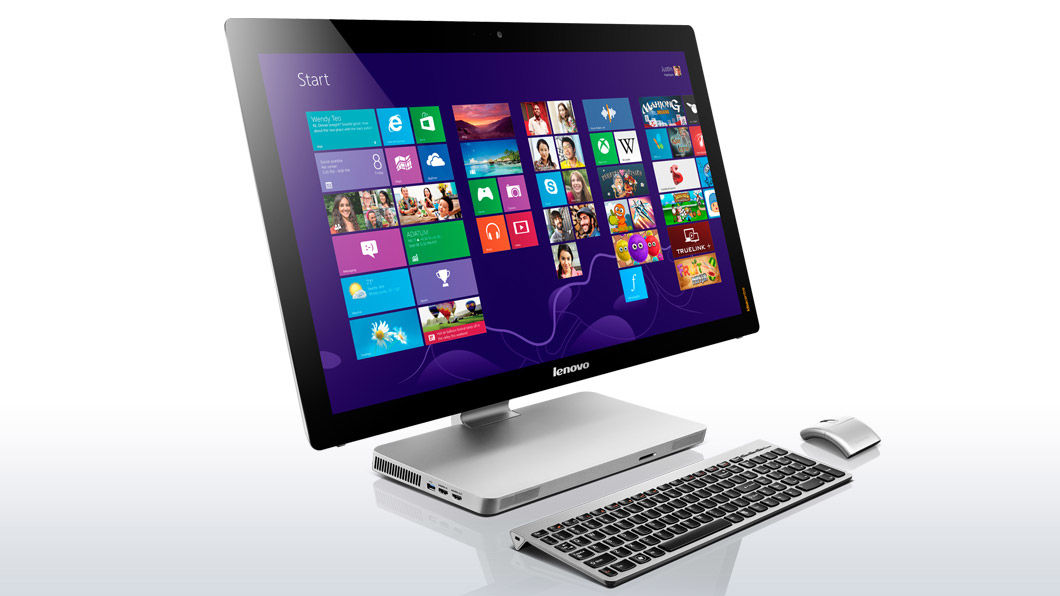 Lenovo IdeaCentre A530 Intel® Core™ i5 i5-4200M 54.6 cm (21.5") 1920 x 1080 pixels Touchscreen All-in-One PC 4 GB DDR3-SDRAM 1 TB Hybrid-HDD NVIDIA® GeForce® 310M Windows 8 Black, Silver