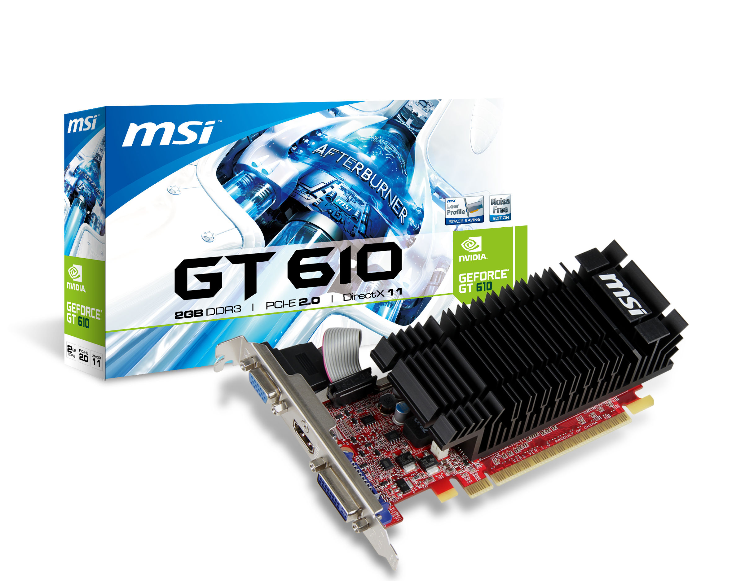 MSI V809-809R graphics card NVIDIA GeForce GT 610 2 GB GDDR3