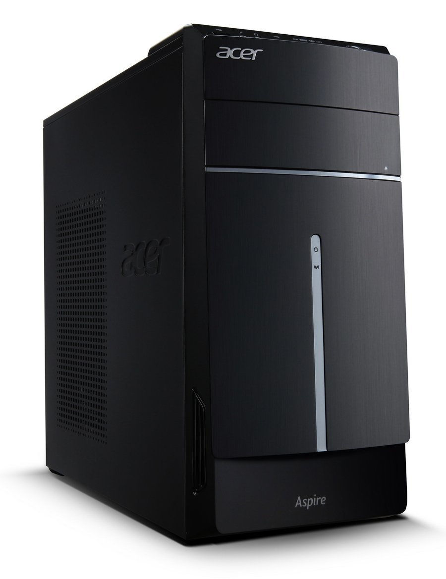 Acer Aspire C-100 AMD A4 A4-5000 4 GB DDR3-SDRAM 500 GB HDD NVIDIA® GeForce® GT 620 Windows 8 Tower PC Aluminium, Black