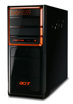 Acer Aspire M7711 Intel® Core™2 Quad Q9400 4 GB DDR2-SDRAM 1.28 TB NVIDIA® GeForce® 9500 GS Windows Vista Home Premium Tower PC Black