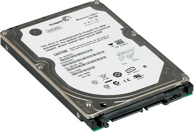 HP 250GB Hard Drive internal hard drive 5400 RPM 8 MB 2.5" Serial ATA