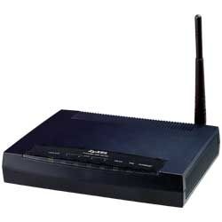Zyxel 661HW-D wireless router Fast Ethernet Black, Blue