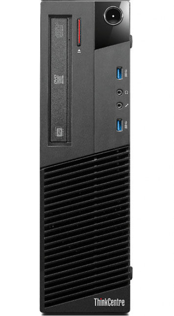 Lenovo ThinkCentre M93p + LT2452p Intel® Core™ i5 i5-4570 4 GB DDR3-SDRAM 500 GB Hybrid-HDD Windows 7 Professional SFF Mini PC Black