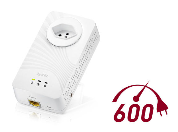 Zyxel PLA5215 600 Mbit/s Ethernet LAN Wi-Fi White 1 pc(s)