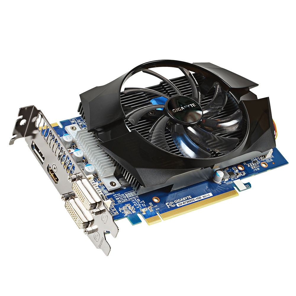 GIGABYTE GV-R726XOC-1GD graphics card AMD Radeon R7 260X 1 GB GDDR5