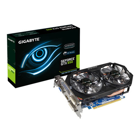 GIGABYTE GV-N650WF2-1GI 3.0 graphics card NVIDIA GeForce GTX 650 1 GB GDDR5